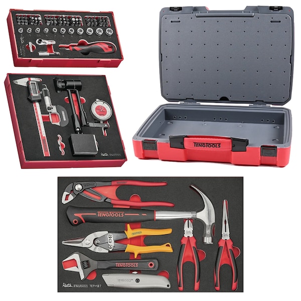 Teng Tools 88 Piece Measuring, Bits & General Service Foam Kit TC-6T-14 - main